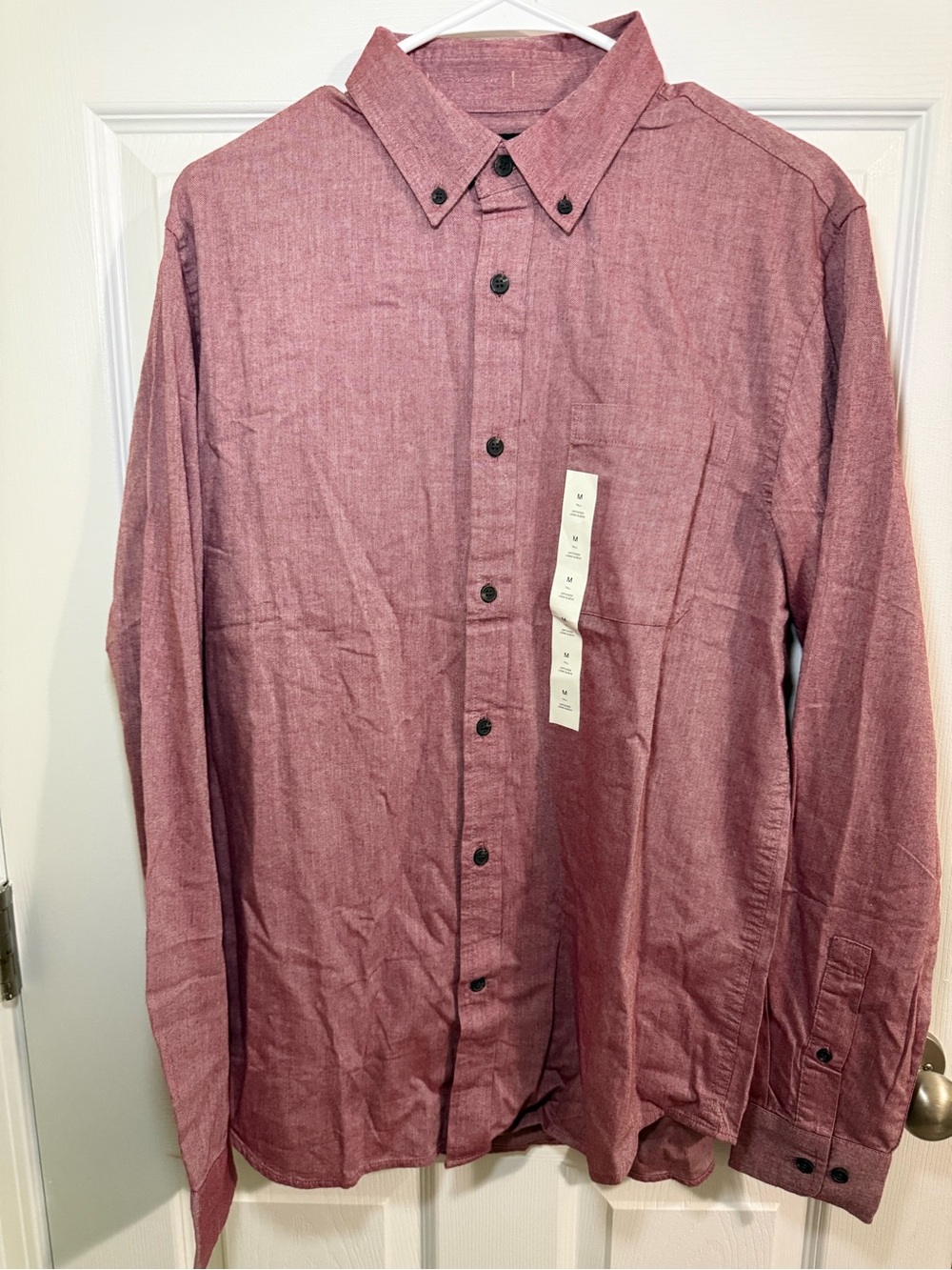 NWT Banana Republic Factory Slim Untucked LongSleeve Button Down Shirt Sz M Tall